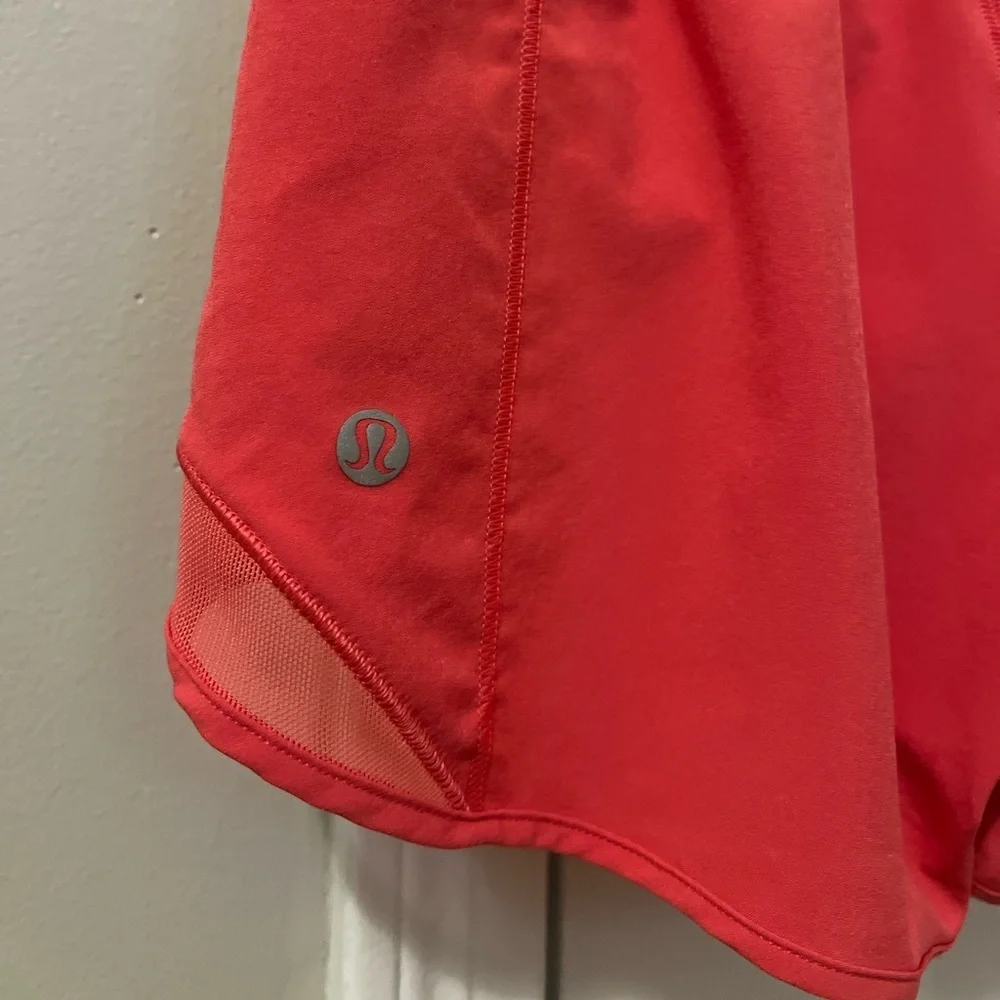 Lululemon Hotty Hot High-Rise Lined Short 4” | Glaze Pink - Picture 6 of 7